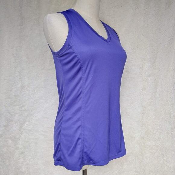 Champion V-Neck Purple/Blue Athletic Top - Picture 6 of 6